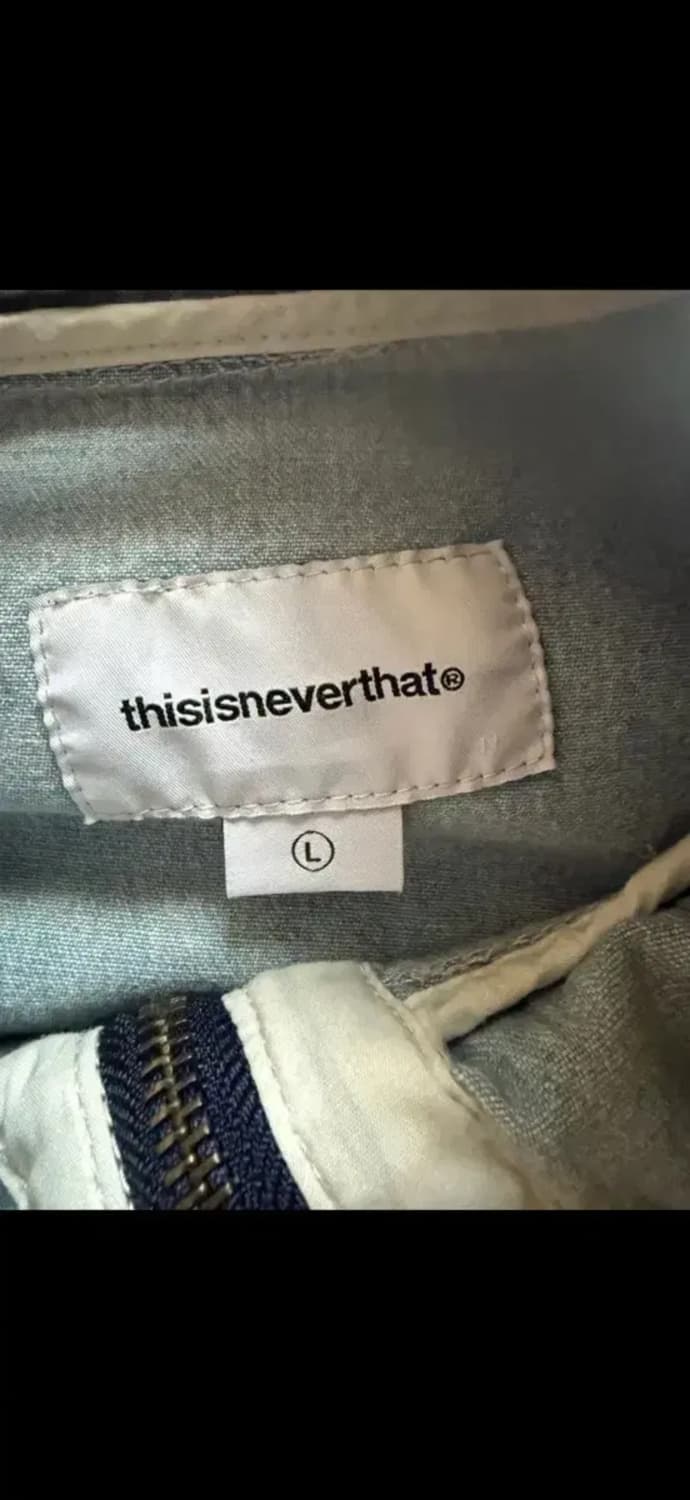 (L)thisisneverthat 디네댓 데님 아노락후디 상품이미지2