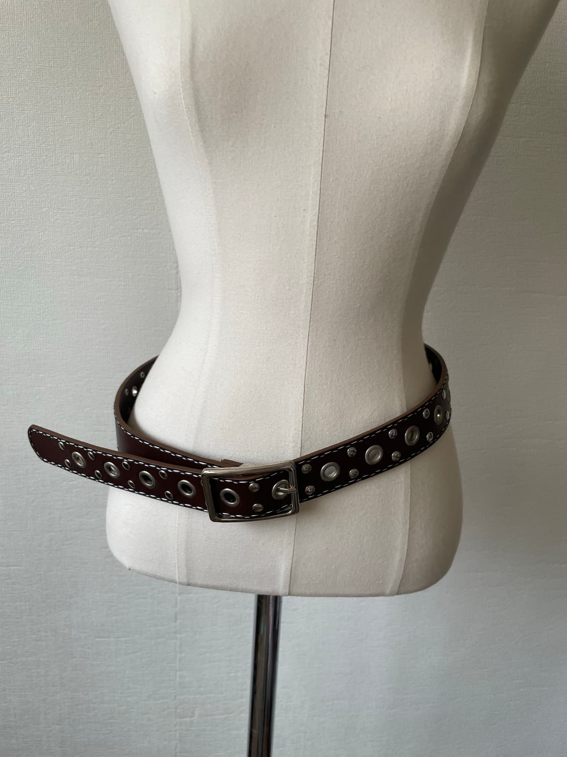Brown Western Eyelet Belt 상품이미지7