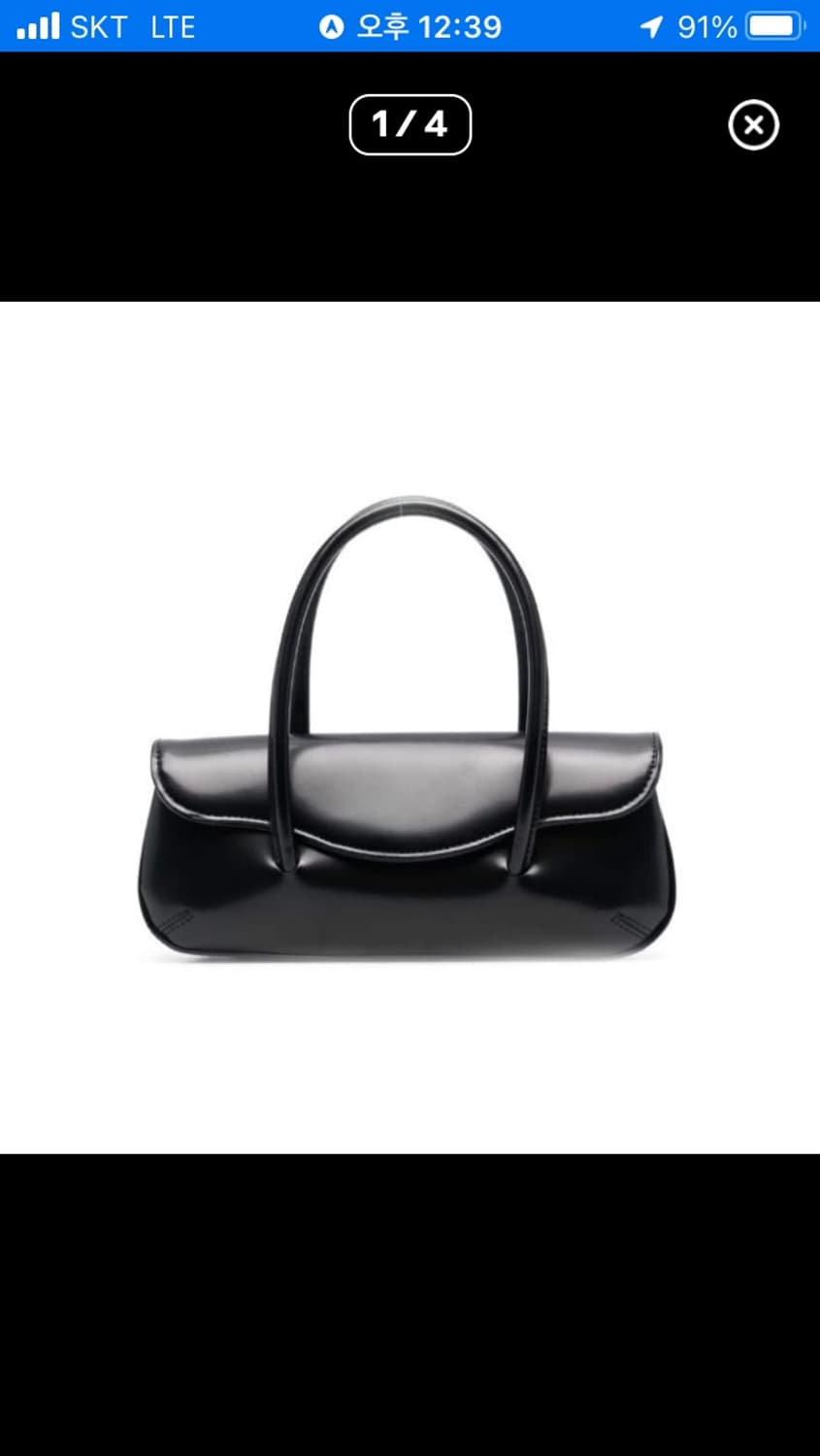 꼼데가르송 꼬무꼬무가방 투핸들 플루트백 상품이미지1