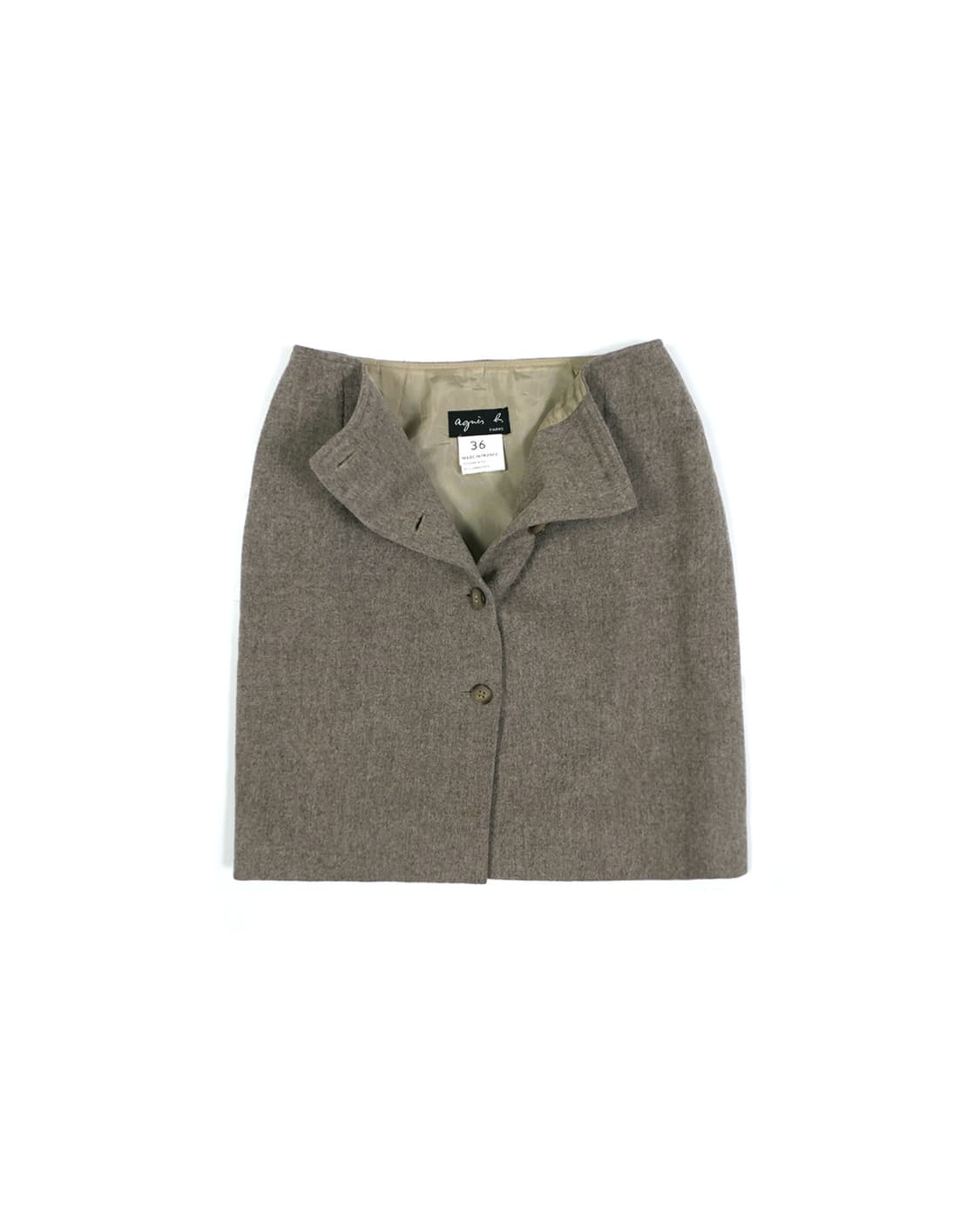 Agnes B. mini wool skirt 상품이미지1