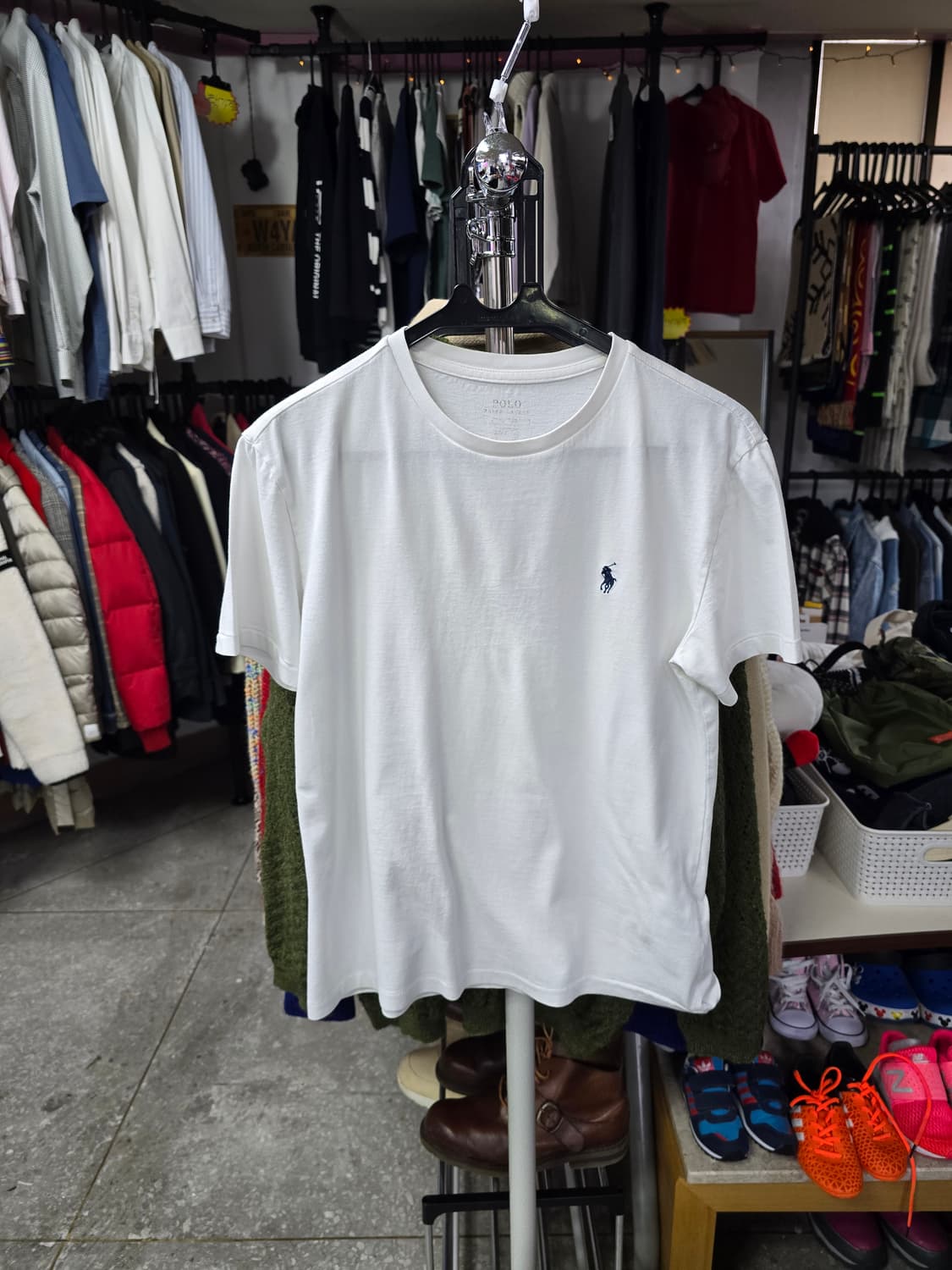 폴로랄프로렌 반팔 티셔츠 화이트 (1329) 상품이미지1