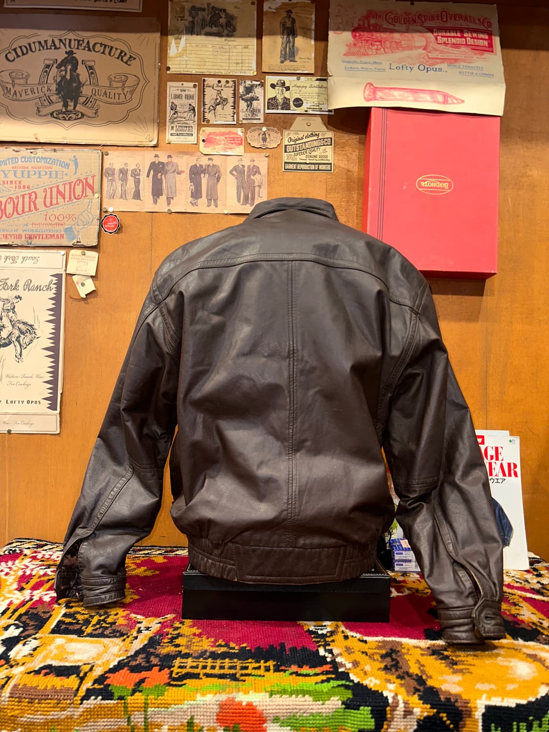 ( L-XL ) 가죽자켓 레더자켓 봄버자켓 a2가죽 밀리터리 워크웨어 상품이미지5