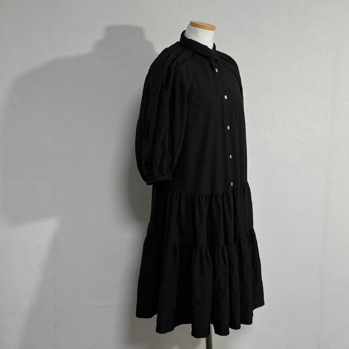 22ss 꼼데가르송 꼼데가르송 프릴 폴리 원피스 s 상품이미지2