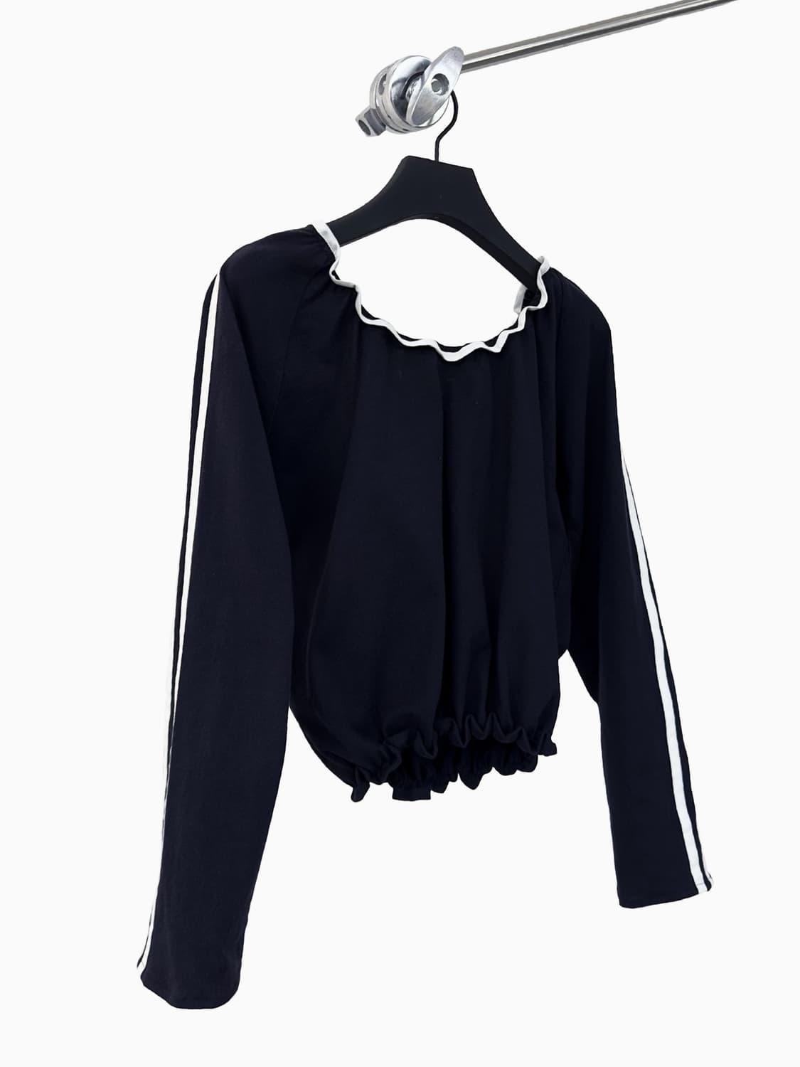 Burberry Velvet Print Shirring Top 상품이미지2