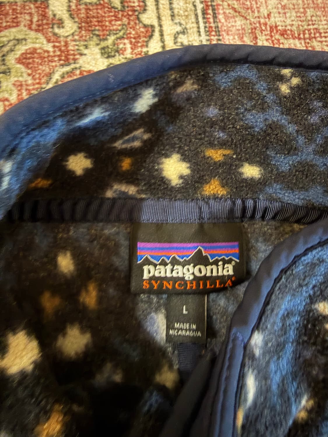 Patagonia]파타고니아 신칠라 아즈텍 스노우플레이크 후리스 L 상품이미지3