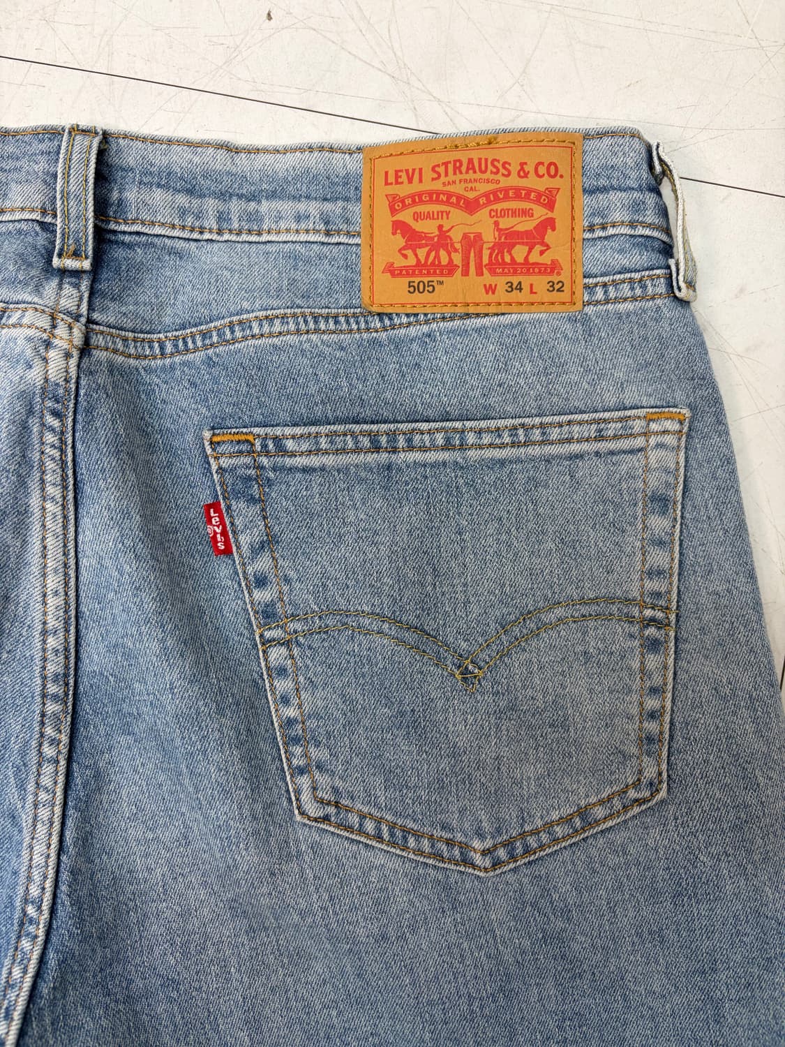 a291) 34 리바이스 505 스트레이트 상품이미지6