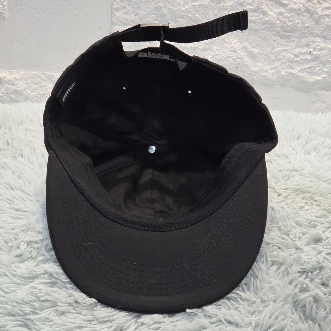 L8-3:프랙(PRAC) 헬멧 로고 스트랩 캡 블랙 56-60cm 상품이미지6