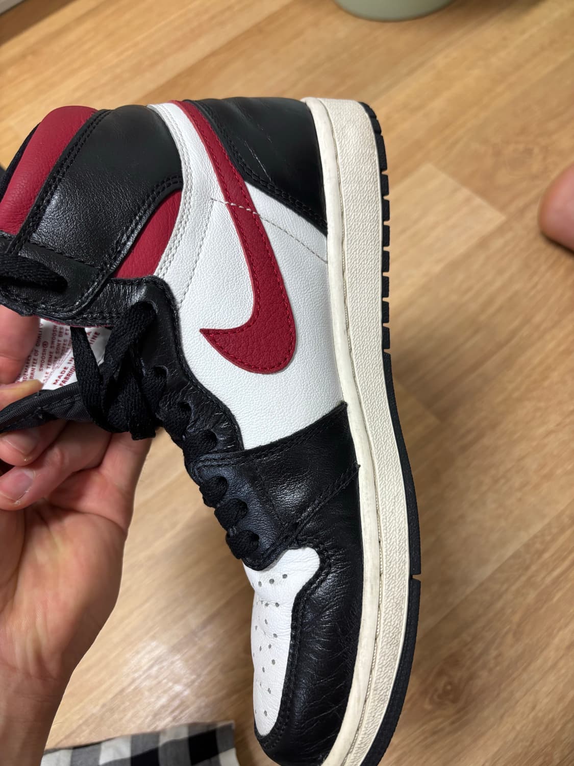 나이키 조던1 짐레드 260사이즈 판매합니다 상품이미지6