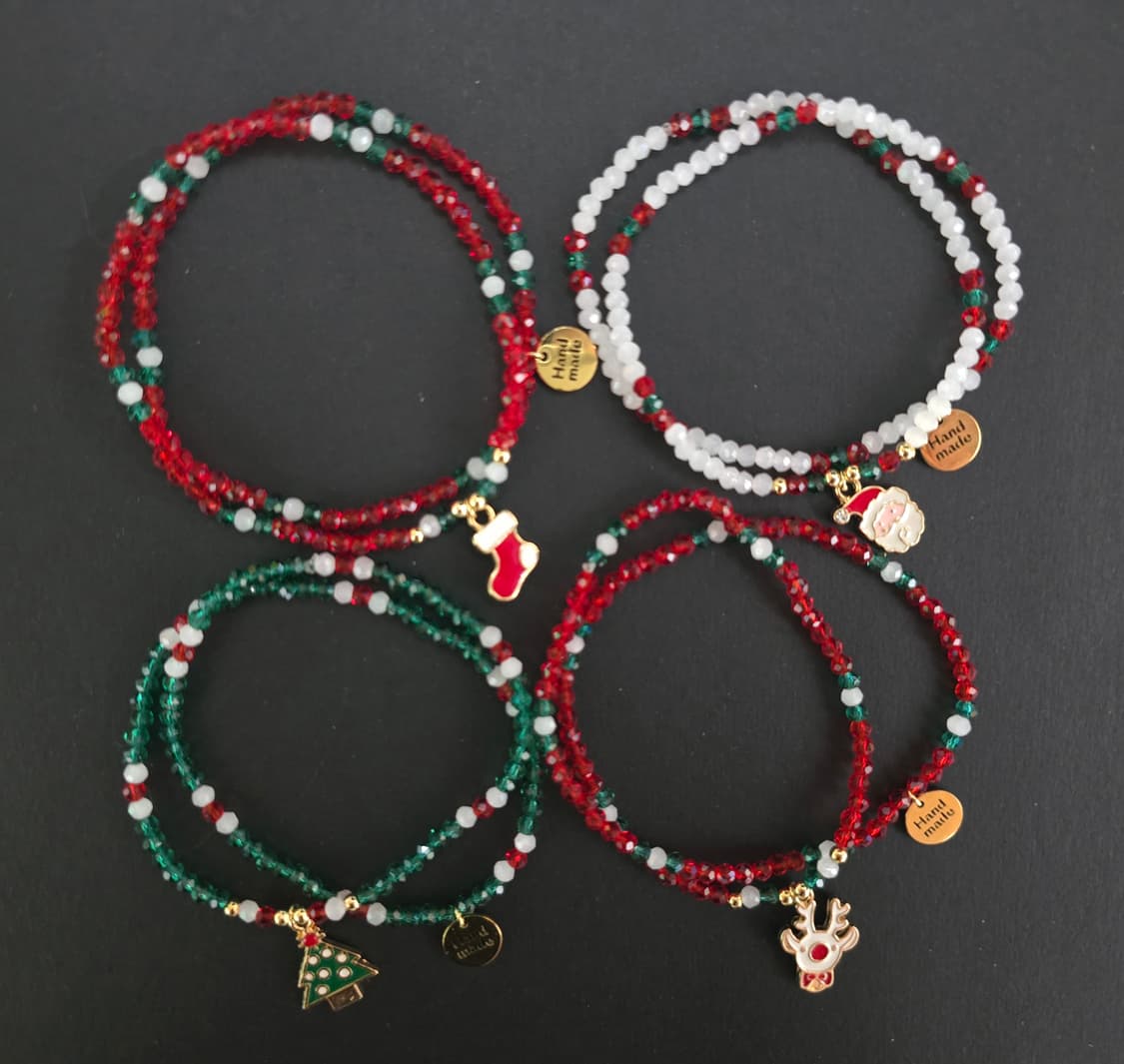 크리스마스 두줄팔찌_양말 상품이미지3
