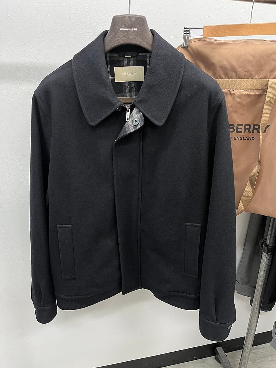 110) 버버리 런던 울 카라자켓  상품이미지3
