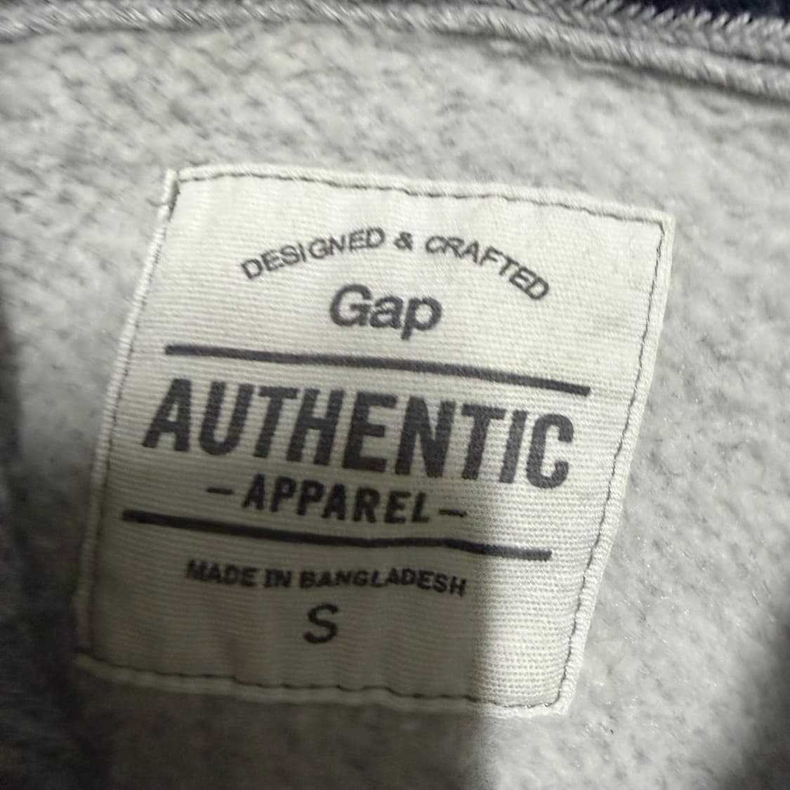 갭 그레이 후드집업 s 상품이미지3