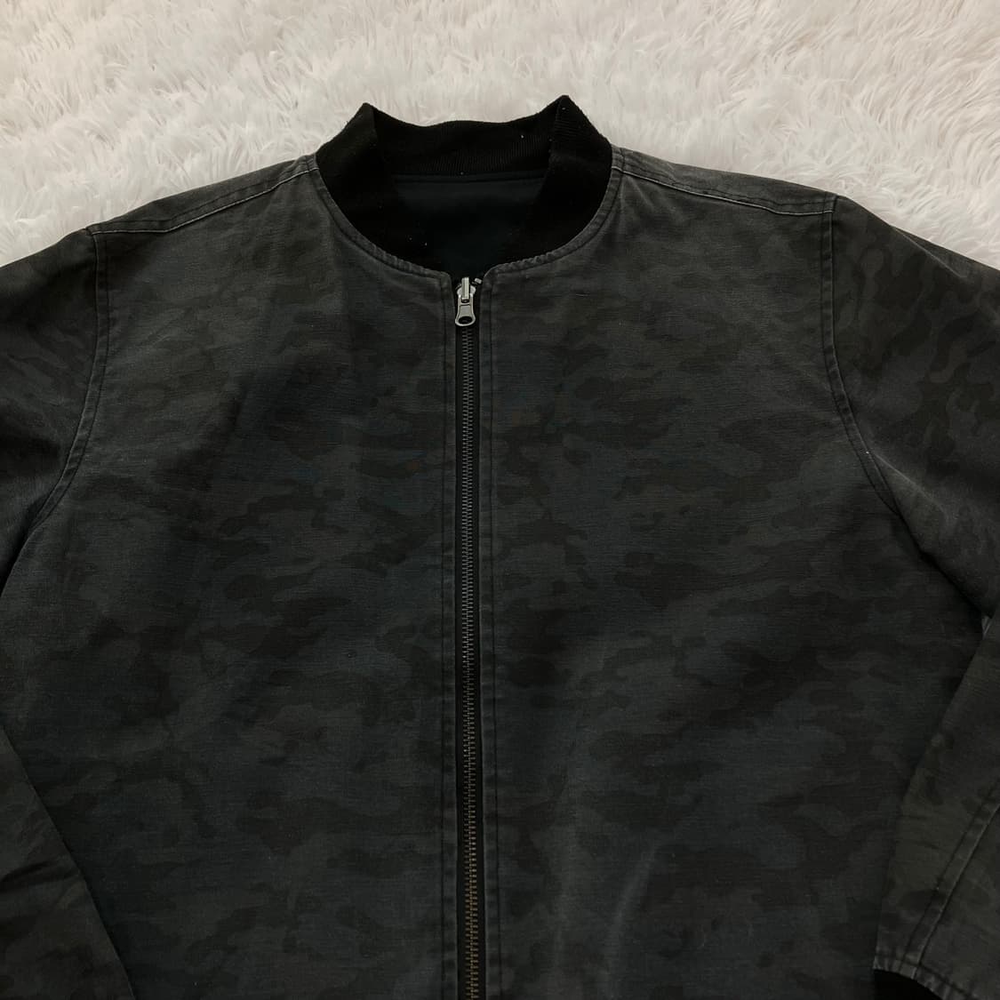 빈티지 블랙 밀리터리 블루종 784 y2k 스트릿 갸루 펑키 일본빈티지 상품이미지5