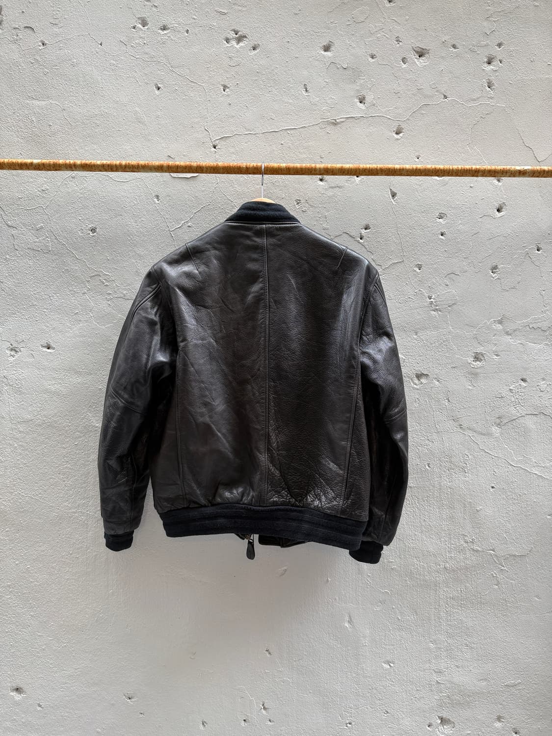 90s leather ma-1 상품이미지2