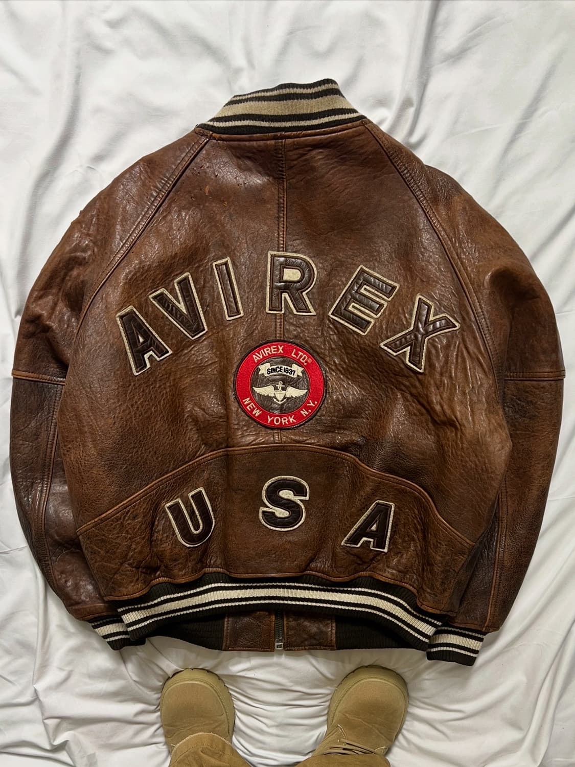 아비렉스 아이콘 가죽자켓 상품이미지1