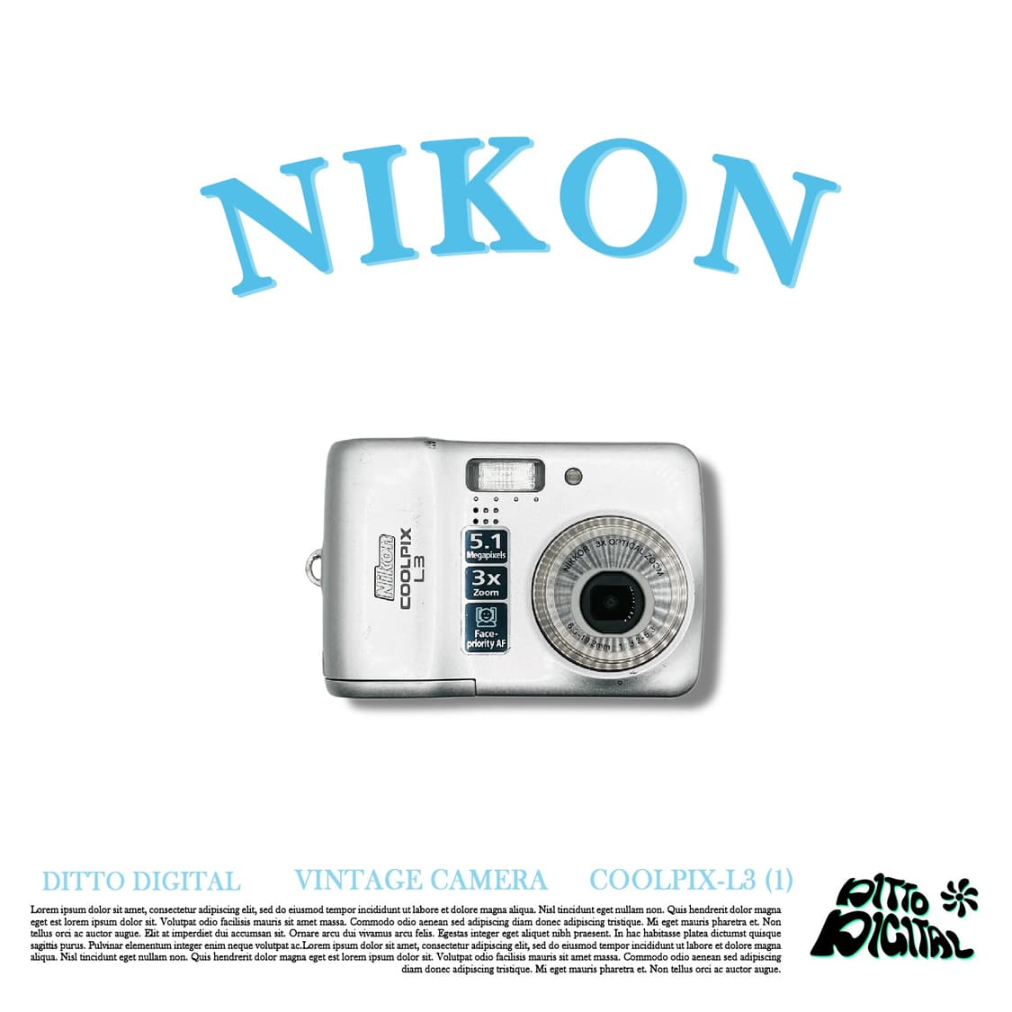 Nikon Coolpix L3디카 상품이미지1