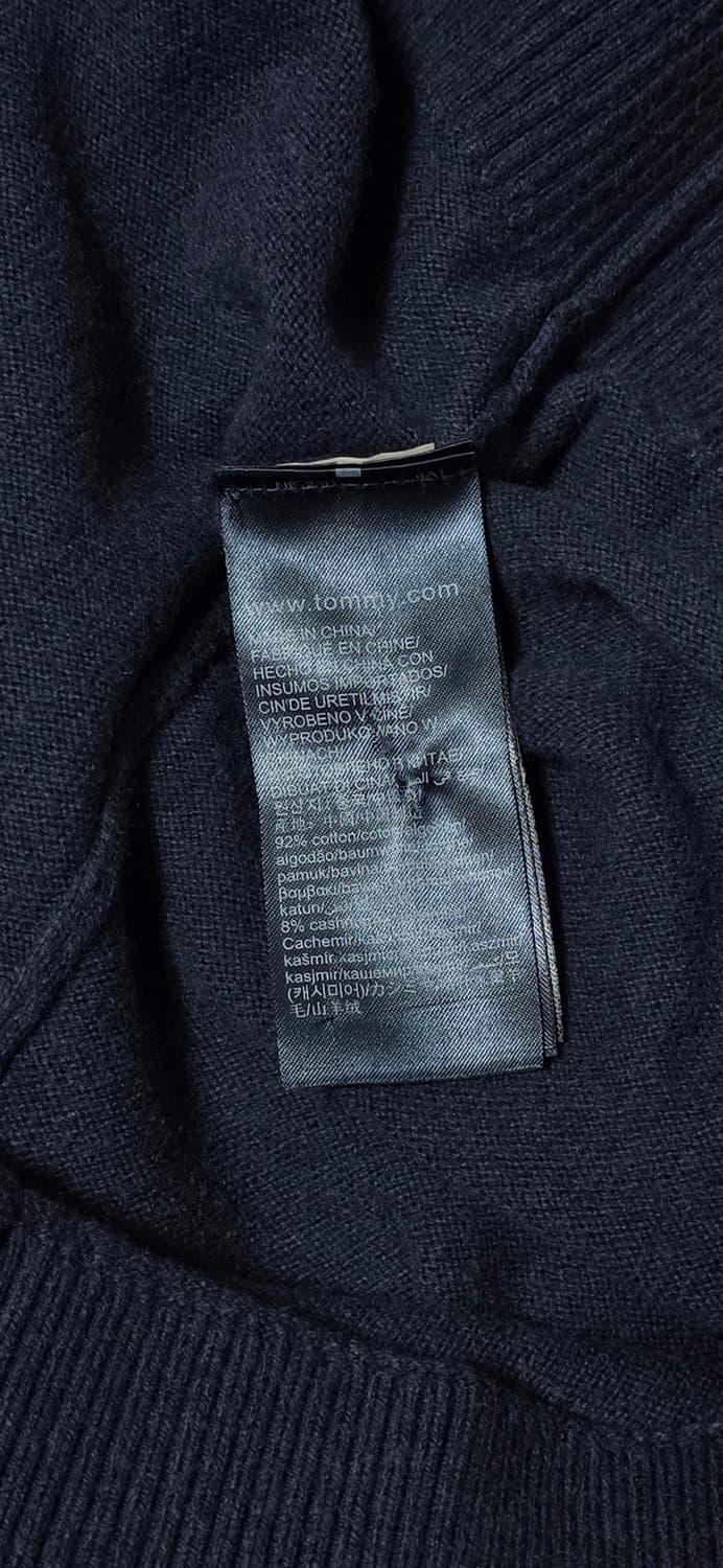 타미힐피거 네이비 캐시미어 니트 L 상품이미지4