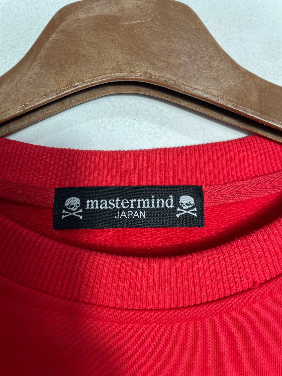 (mastermind) 마스터마인드 스컬 자수 맨투맨 레드 상품이미지2