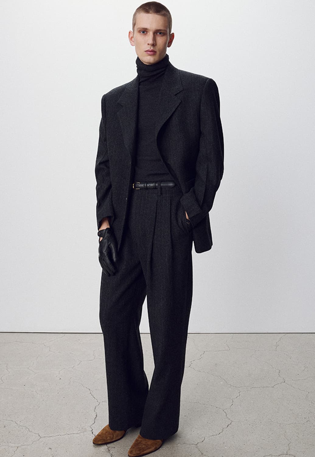 토니웩 striped wool double-pleats 바지 32 사이즈 상품이미지1