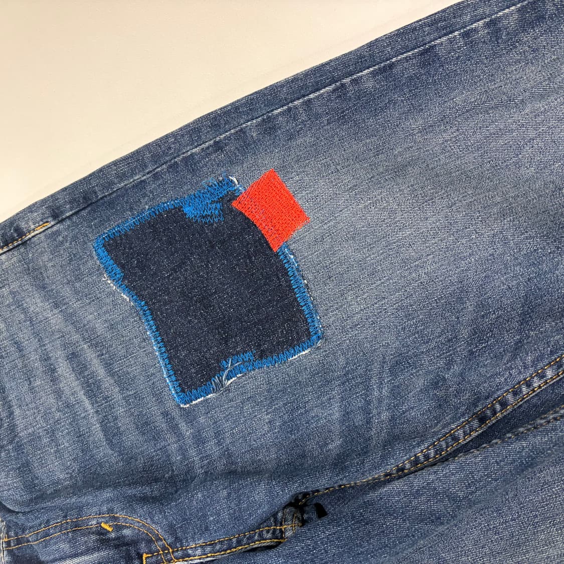 [34x32] 리바이스 511 슬림 패치 데님 청바지 팬츠 D572 상품이미지7