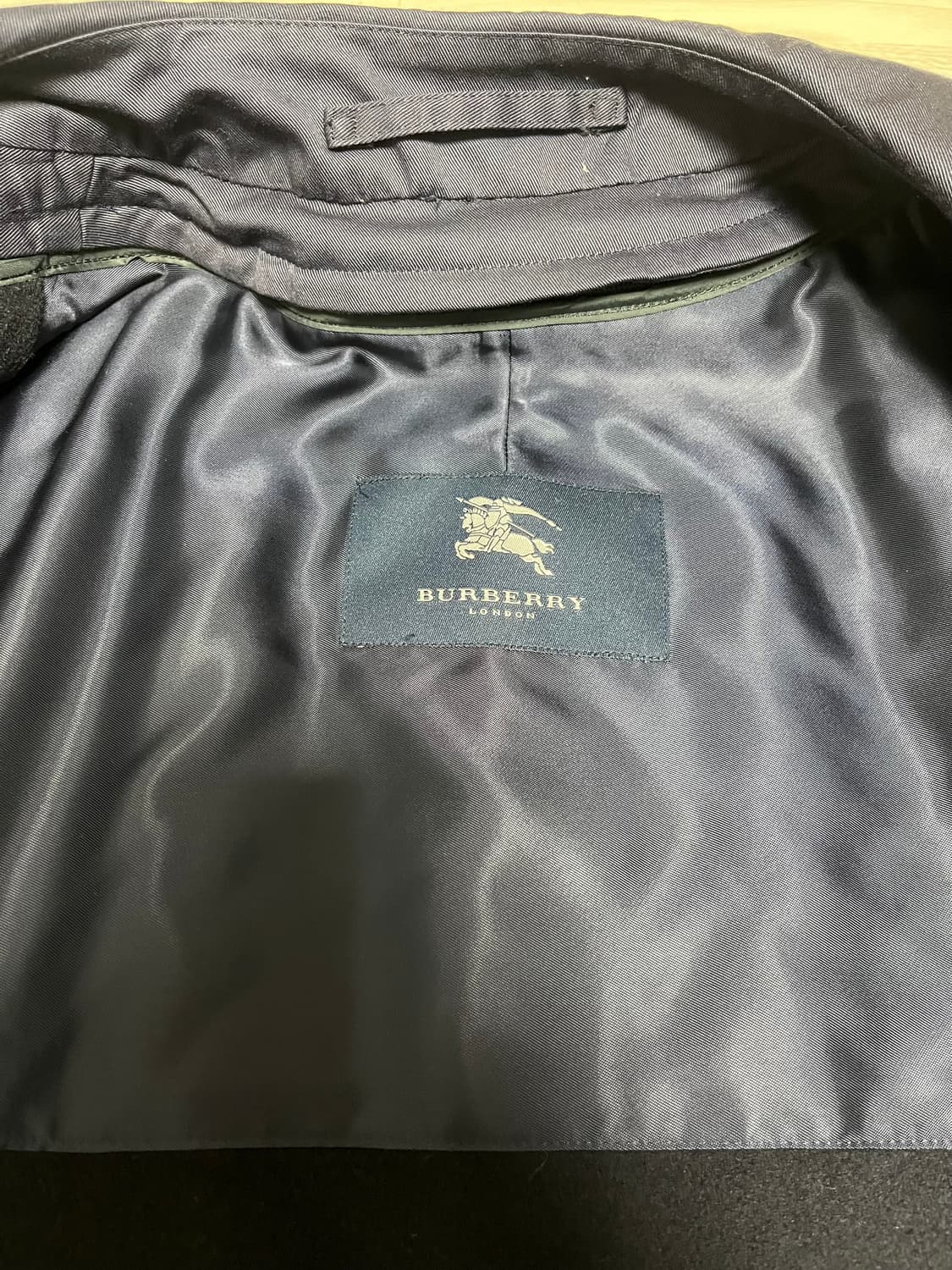 버버리 트렌치코트 네이비  상품이미지3