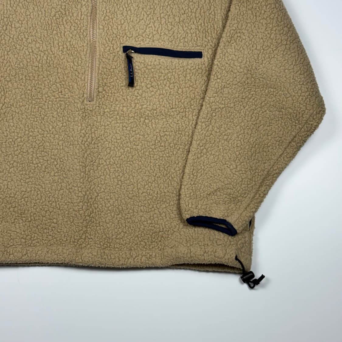 (105) 80s 엘엘빈 플리스 풀오버 내추럴 상품이미지5