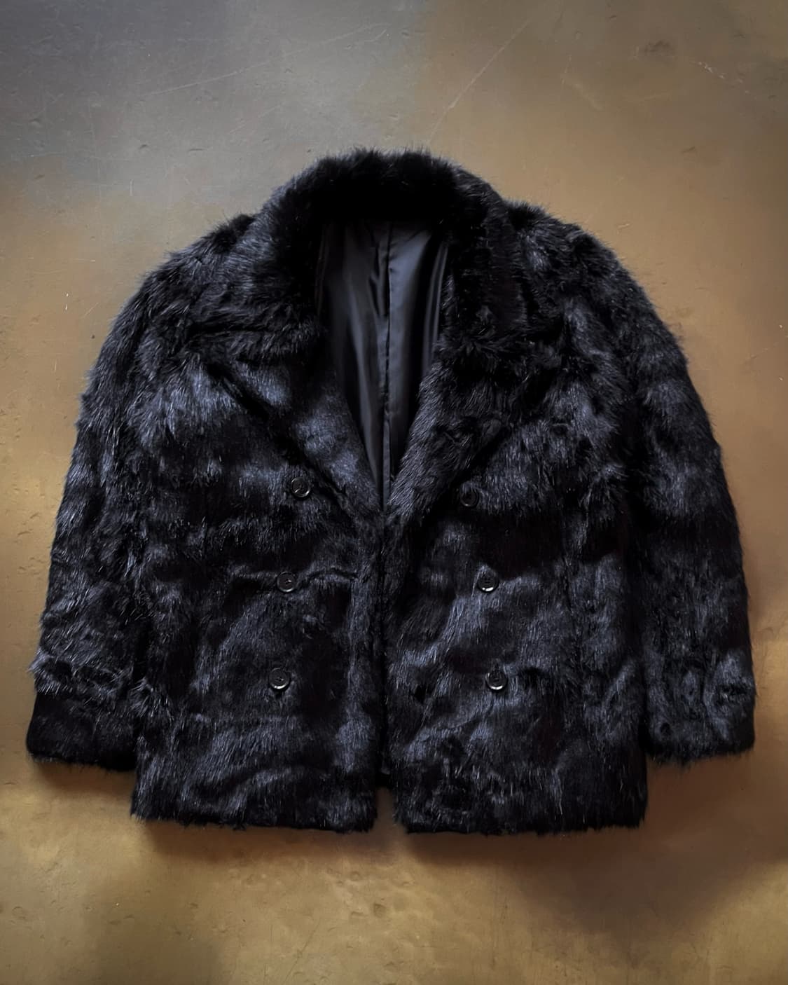 Jpn Vintage Black Chic Fur Coat 상품이미지5
