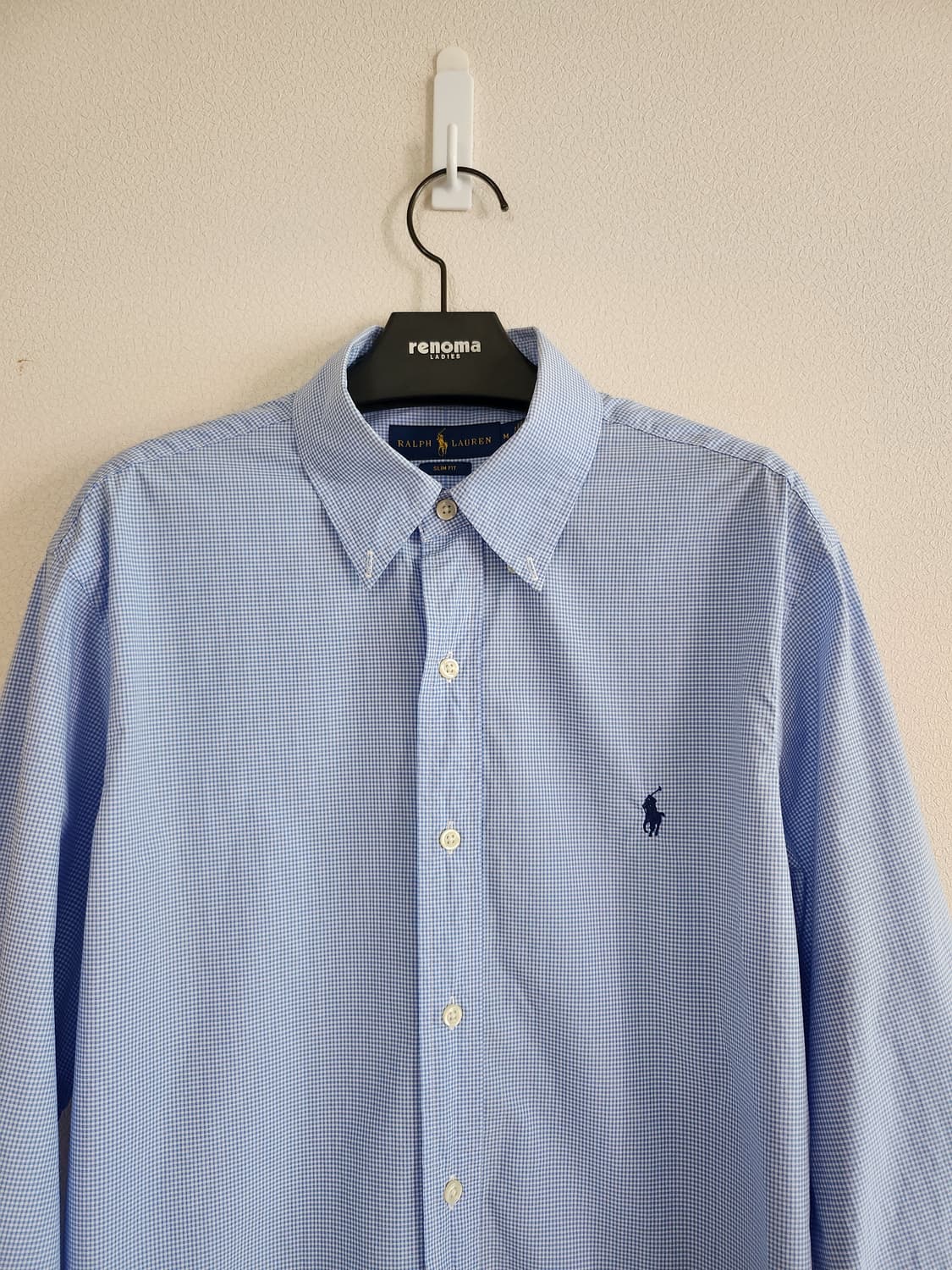 폴로랄프로렌 포플린체크셔츠 (M 상품이미지1