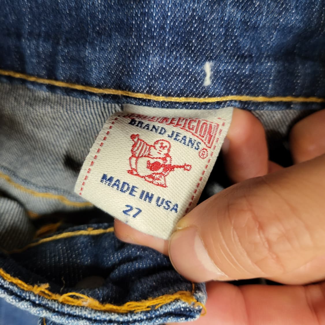 트루릴리젼 청바지 부츠컷 (30) made in USA 상품이미지10