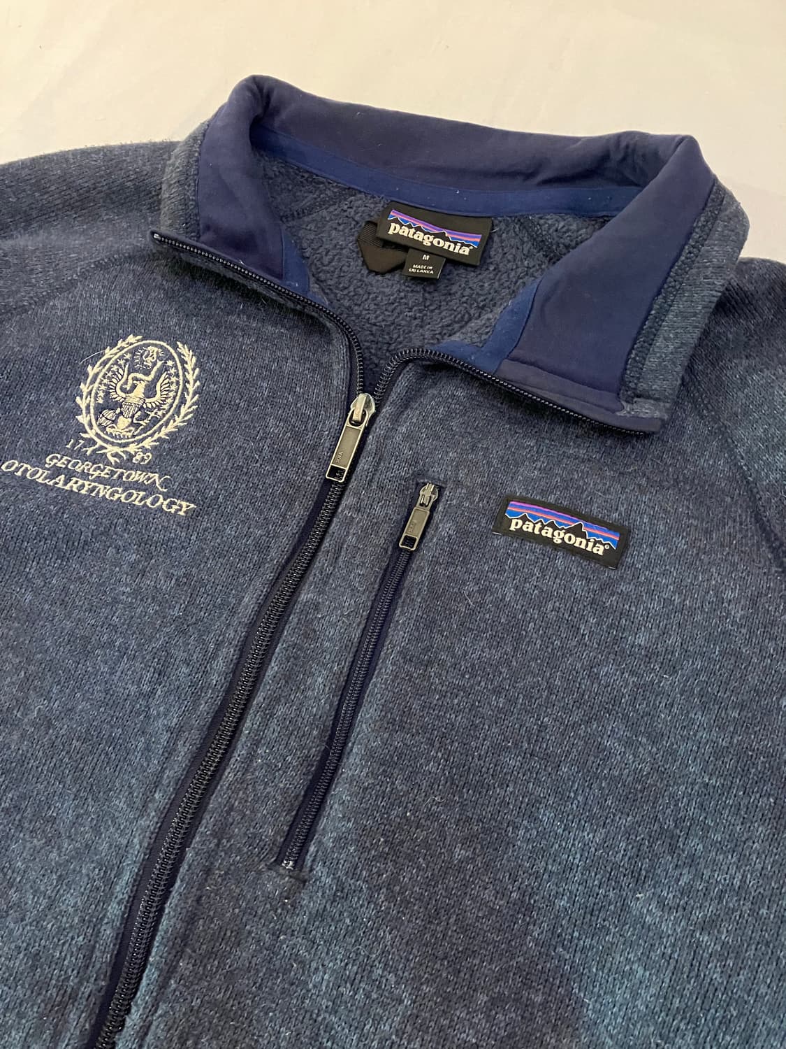 파타고니아 USA 빈티지 자수 베터 스웨터 플리스 네이비 상품이미지2