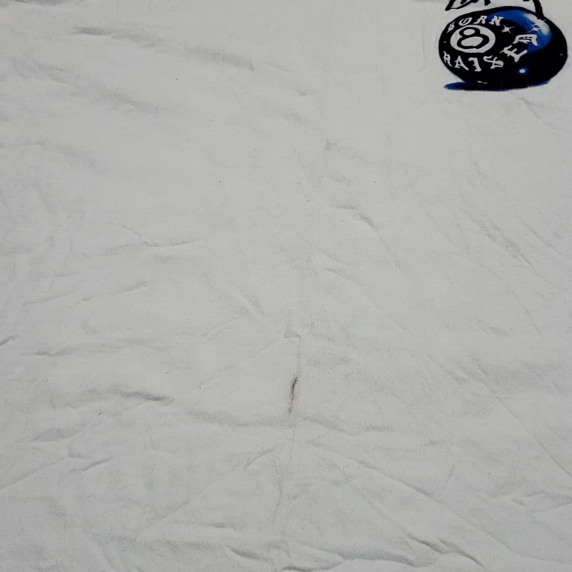 스투시 x 본앤레이즈드 8볼 반팔 티셔츠 화이트 (2XL) 상품이미지5