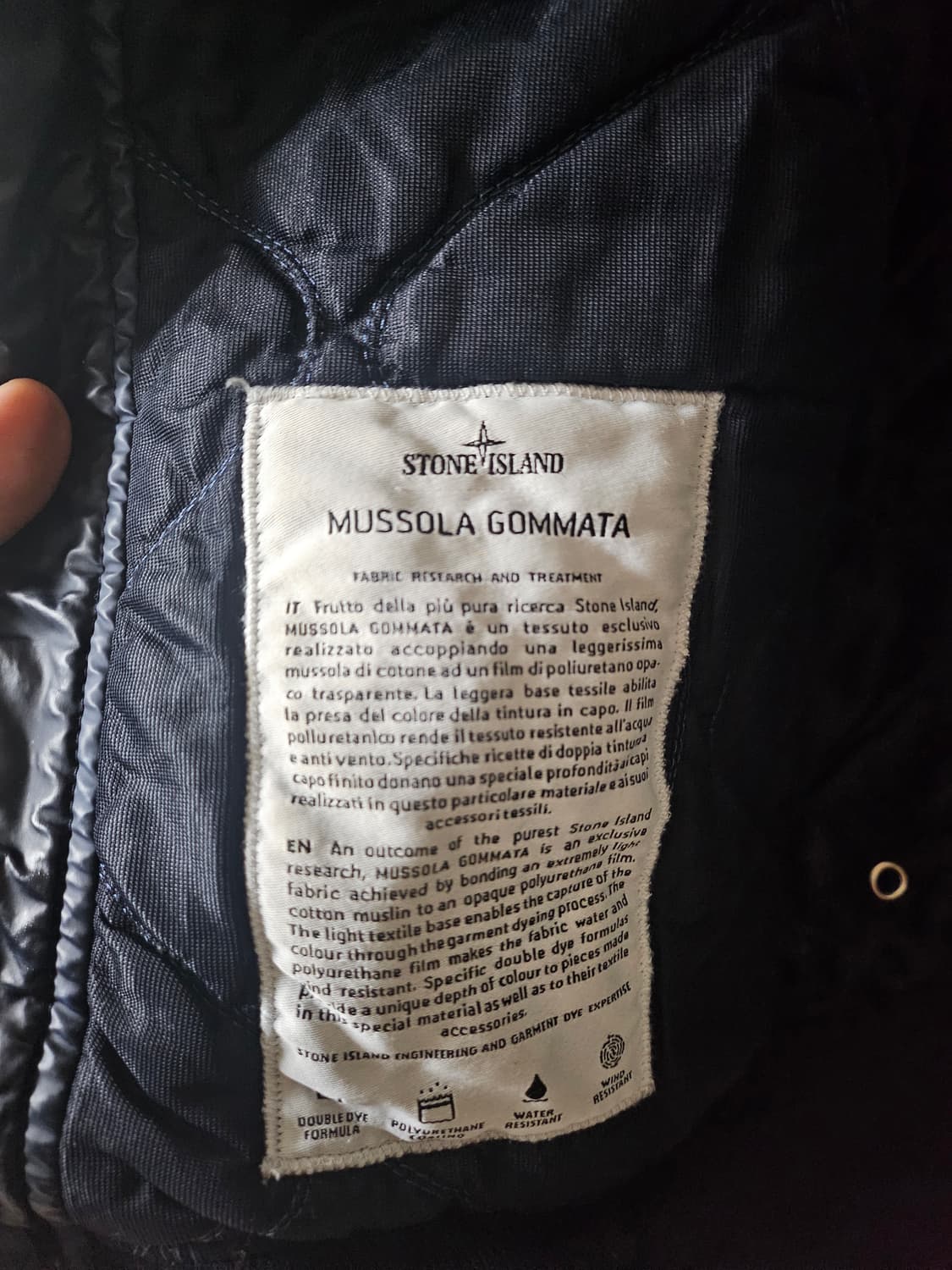 스톤아일랜드 무솔라 고마타 항공잠바st L 상품이미지7