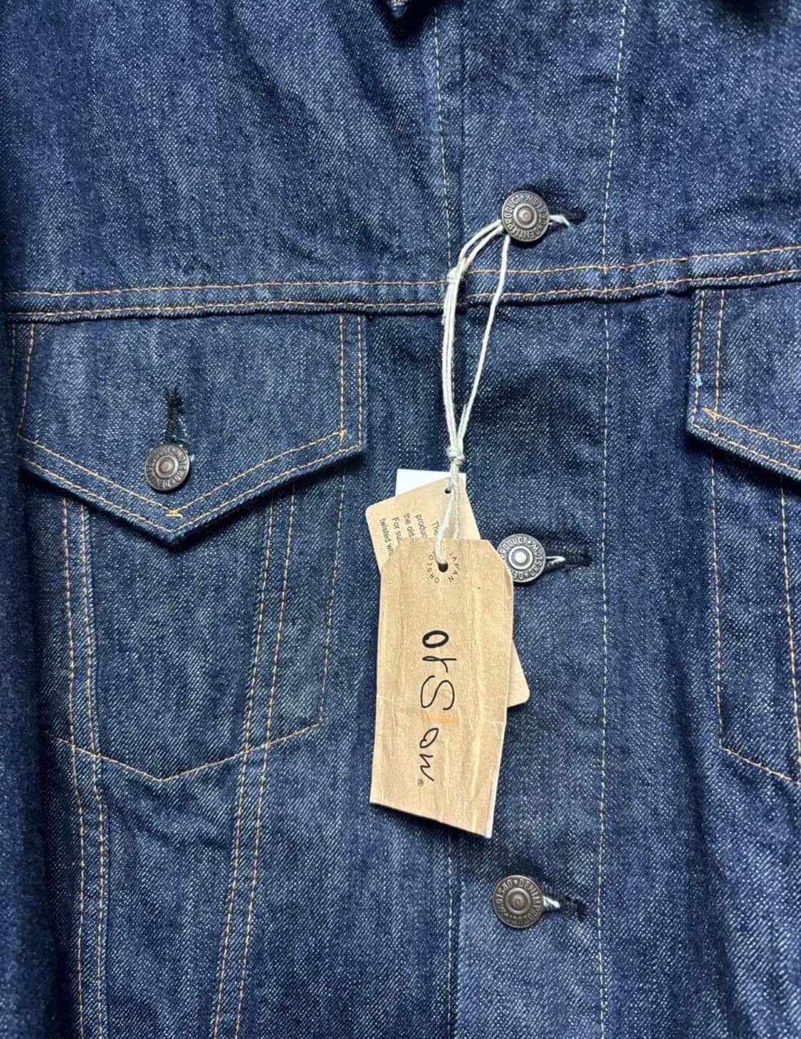 오어슬로우 60s(3세대) 데님자켓 원워시 상품이미지8