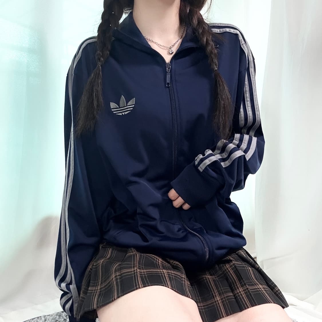 아디다스 네이비 그레이 파이어버드 져지 상품이미지2