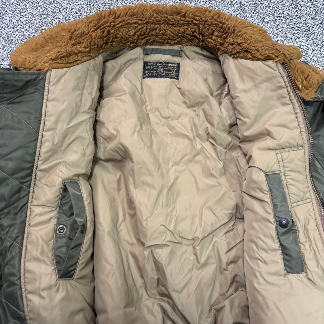 캡클로딩 Type B-15D 플라이트 재킷 (42) 상품이미지7