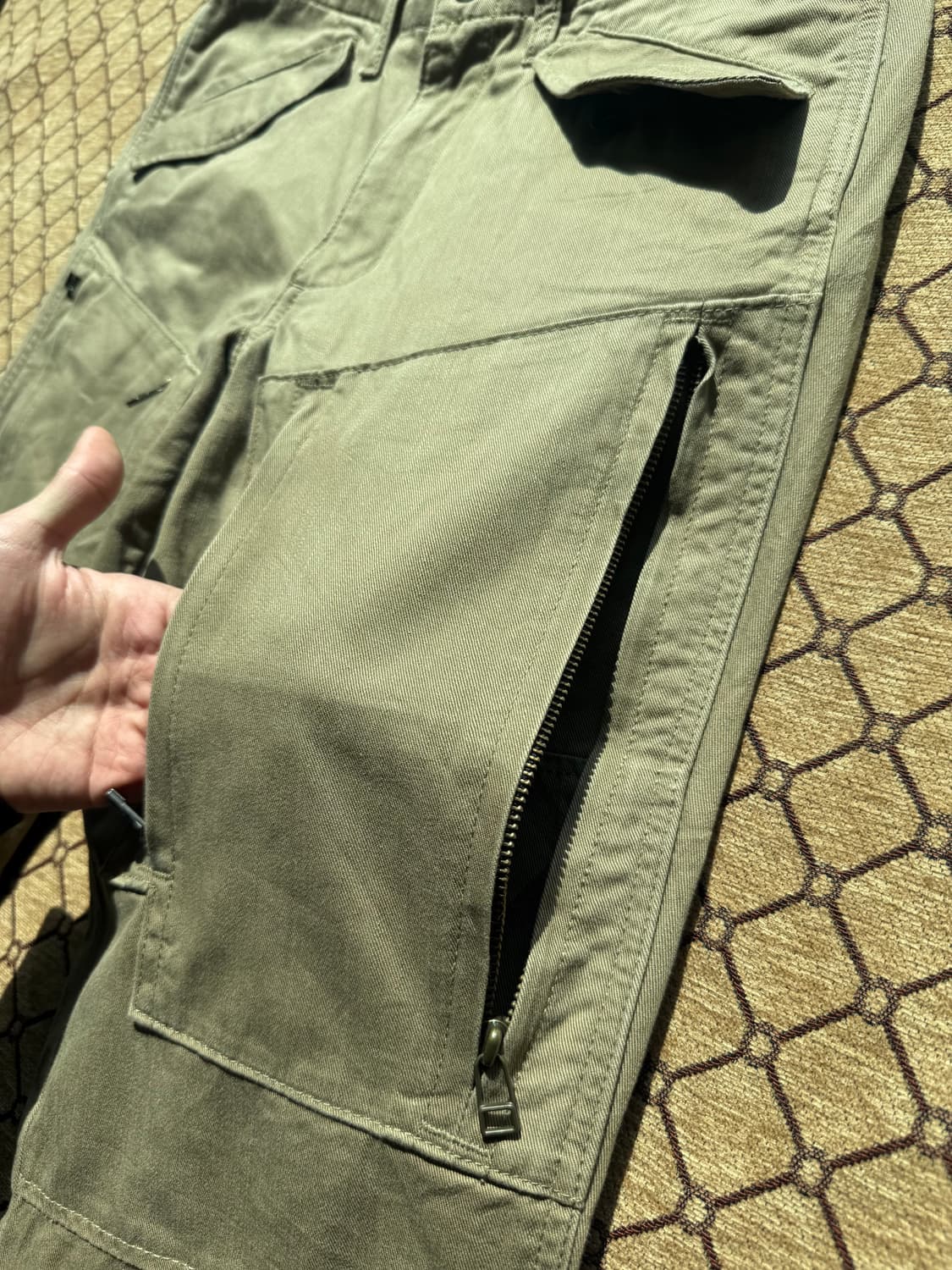 edwin 브라운 디테일 진 상품이미지6