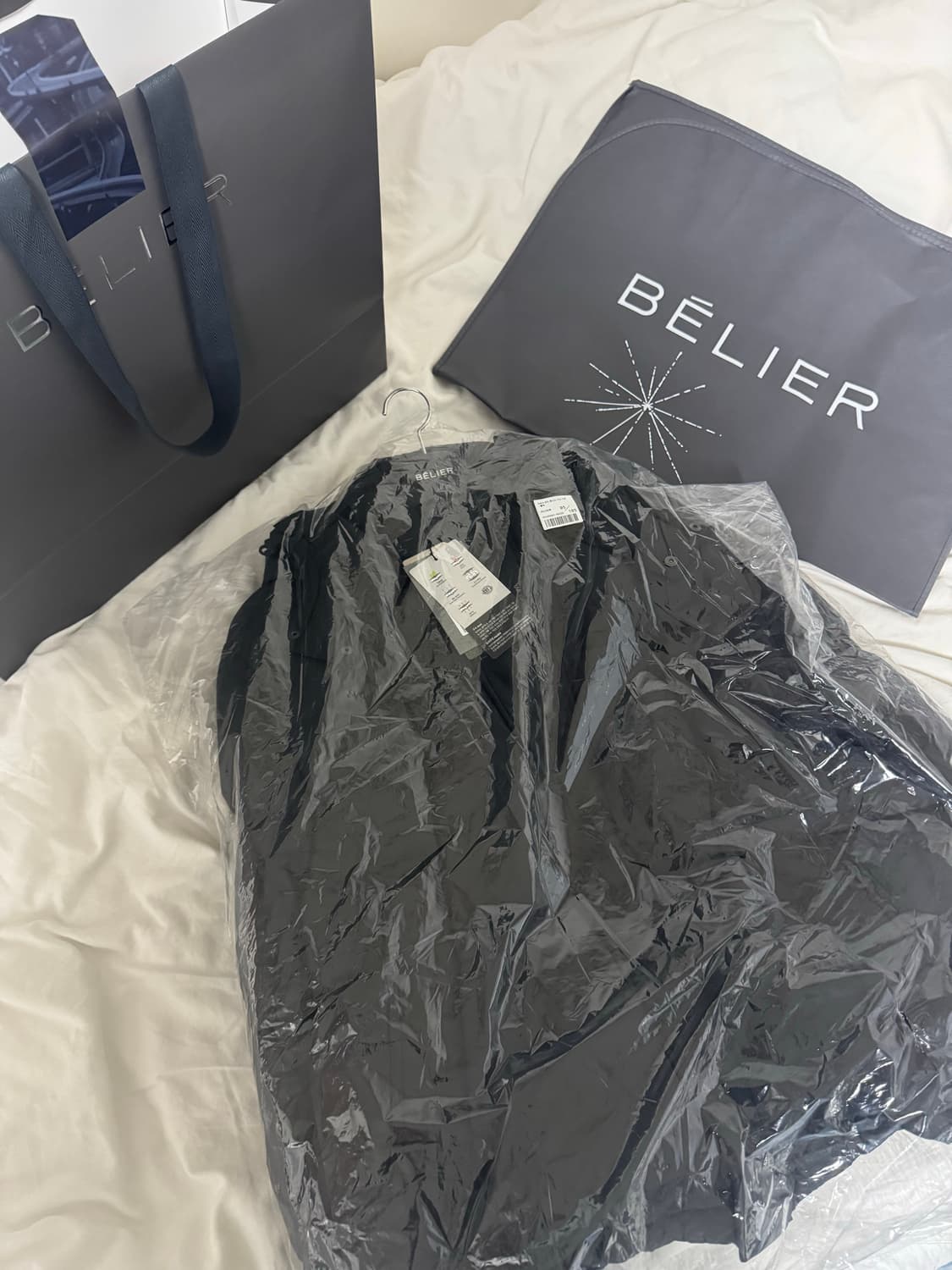 벨리에 크로스라인 후디드 구스다운 25신상블랙 (새상품 )05/105!! 상품이미지3