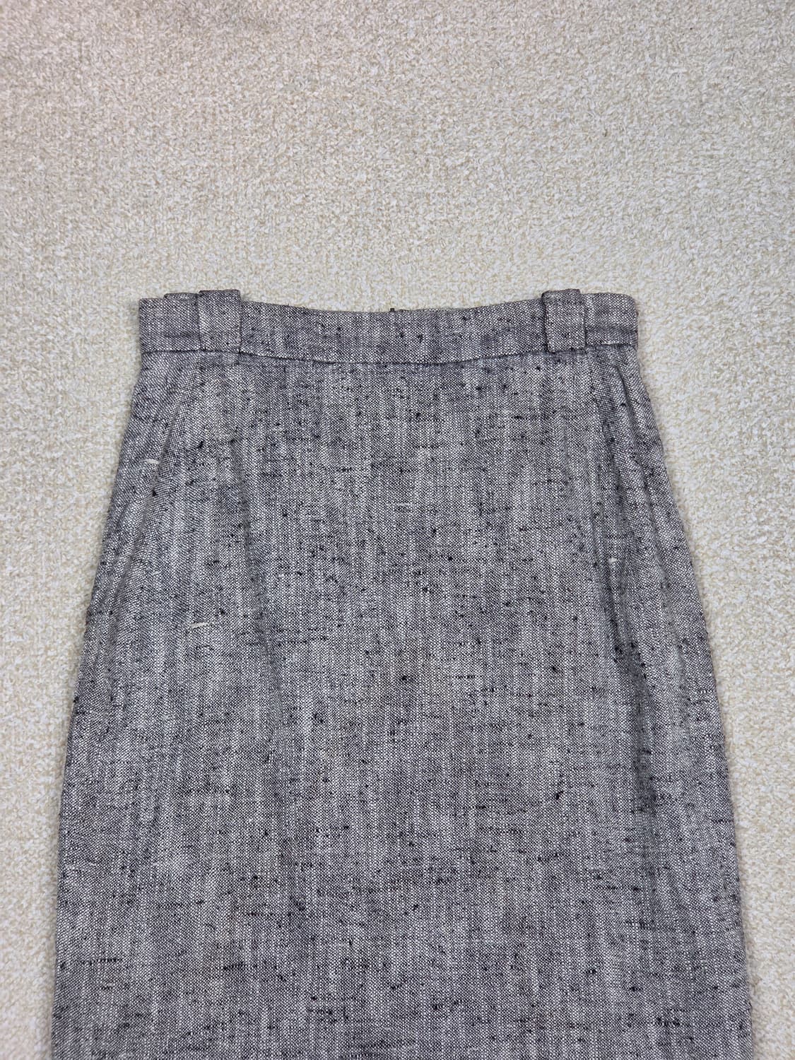 [막스마라] 이탈리아 메이드 헴프 실크 트위드 스커트 | S00152 상품이미지2