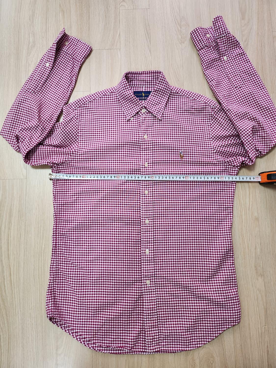 폴로랄프로렌 깅험체크셔츠 (S 상품이미지4