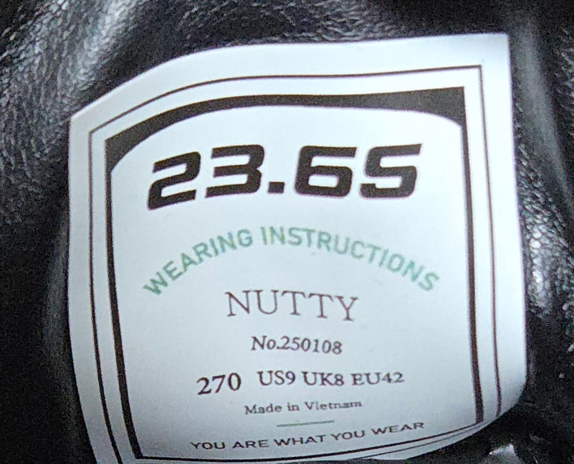 23.65 모카신 블랙 너티 nutty 상품이미지6