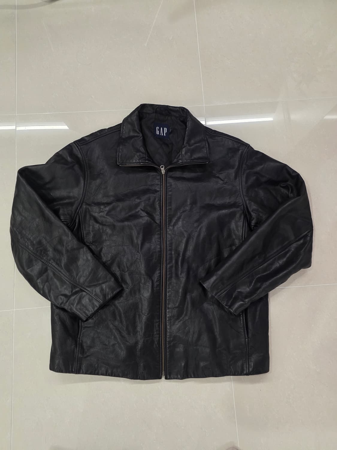 올드 갭 레더 풀업 자켓 상품이미지1