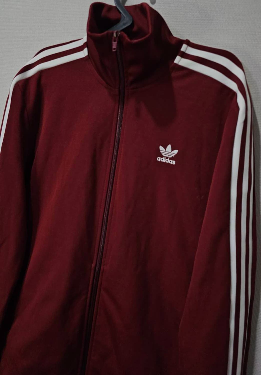아디다스 버건디 마룬 베켄바우어 트랙탑 져지집업 100~105/L~XL 상품이미지2