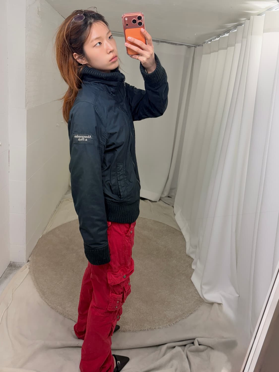 아베크롬비 닌자핏 누빔 집업 자켓 상품이미지2