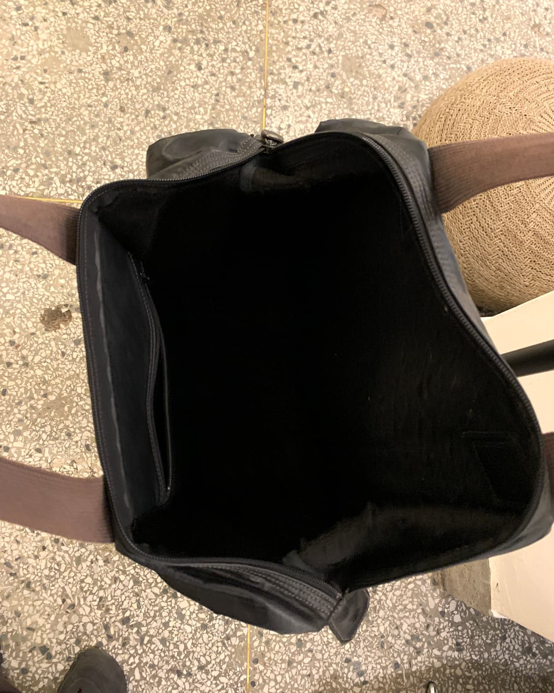 장 폴 고티에 레더 보스턴 백 상품이미지6