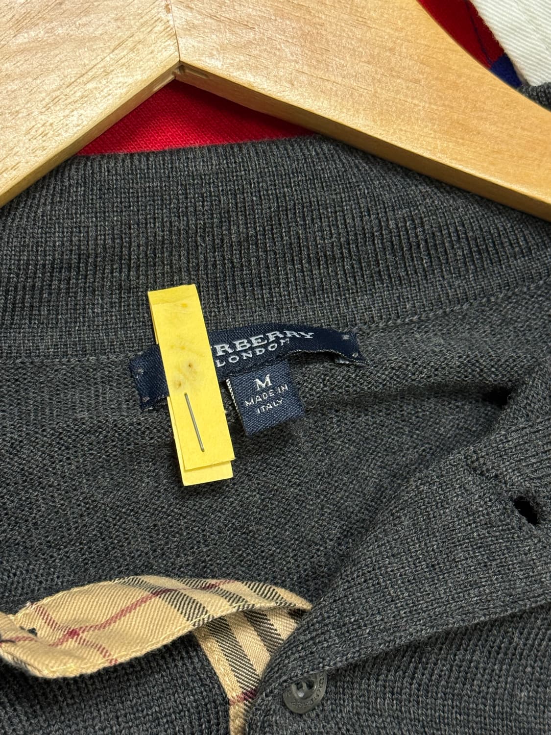 버버리 정품 니트 카라티 95 상품이미지4