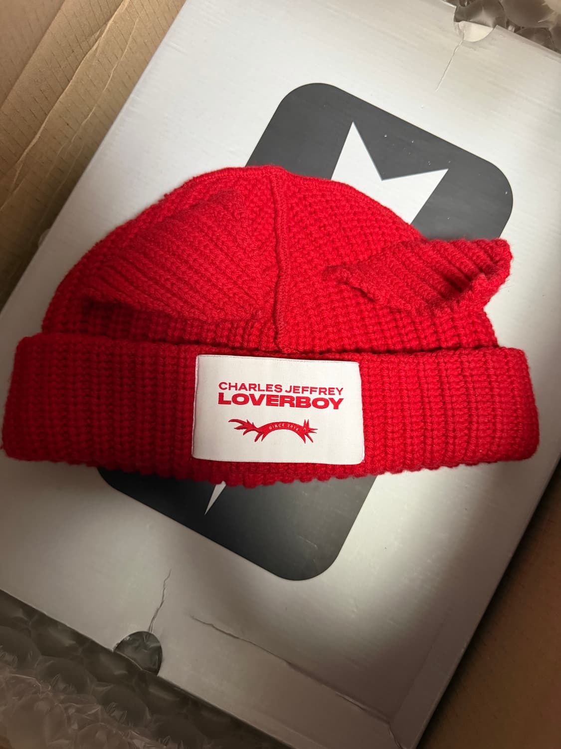 찰스제프리 러버보이 레드 비니 상품이미지1