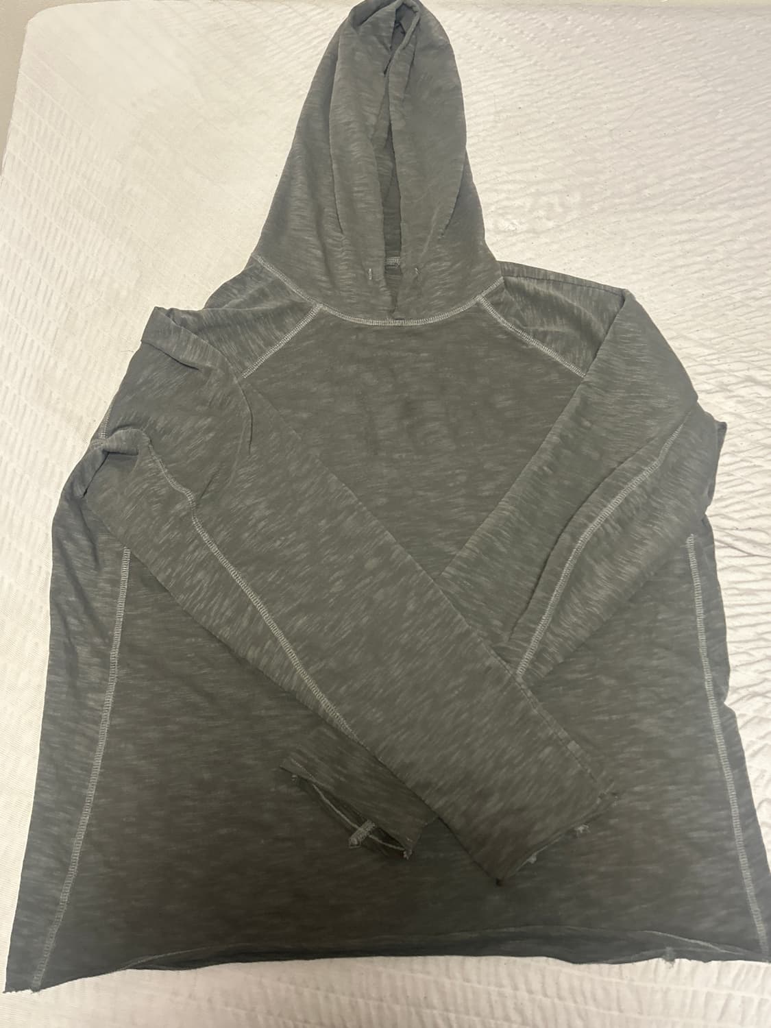 [3] 폴리테루 휴먼인덱스 휴먼 슬럽 후디 차콜 상품이미지2