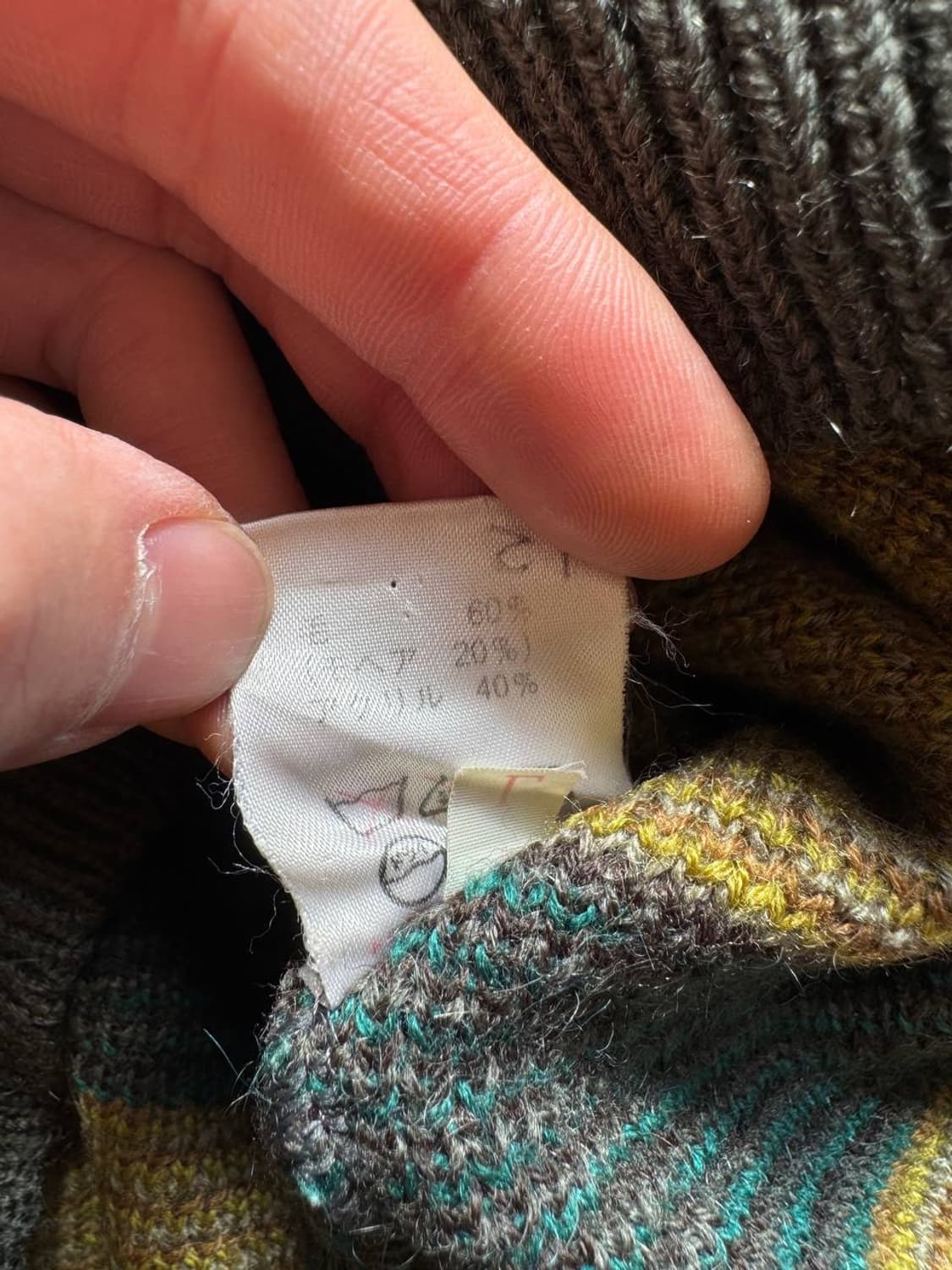 nextU wool check sweater 상품이미지5