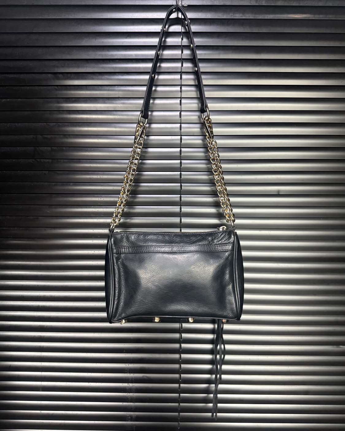 레베카밍코프 체인백 블랙 가죽 숄더백 토드백 크로스백 버클 고리 키링 상품이미지7