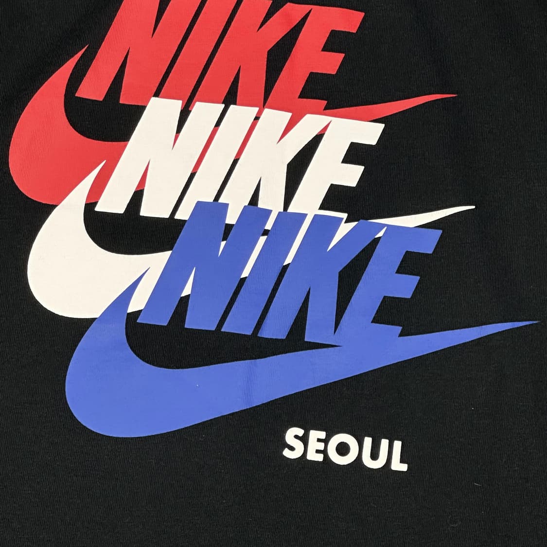 나이키 더블스우시 서울 블랙 반팔티 (M) 상품이미지5