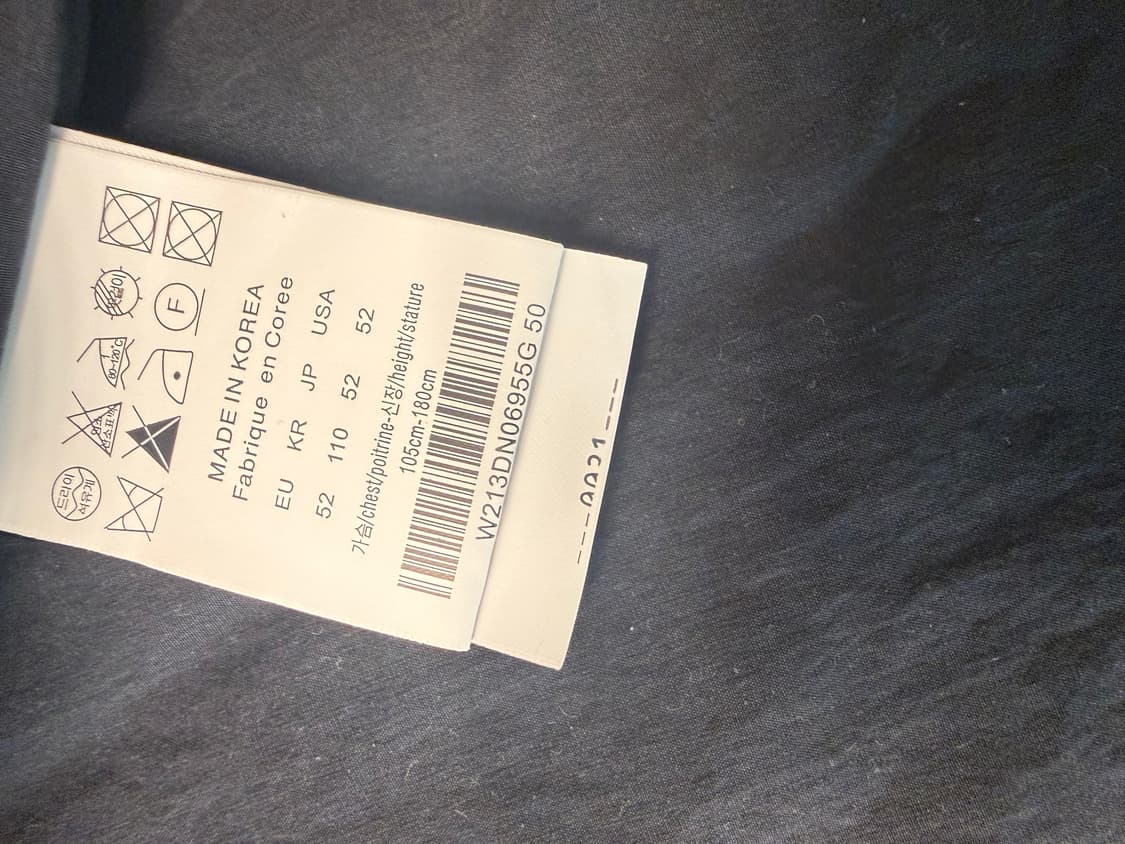 21FW 우영미 패디드 셔츠 자켓 52(115-120) 정품 상품이미지9